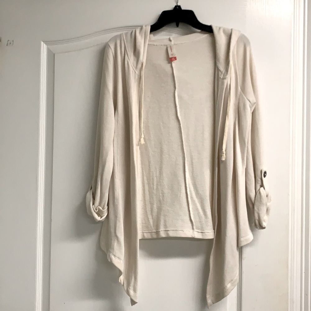 Beige Hooded Jacket - Never Worn